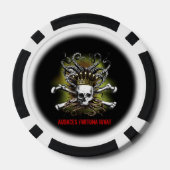 King Squid Skull Poker Chips (Achterkant)