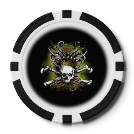 King Squid Skull Poker Chips