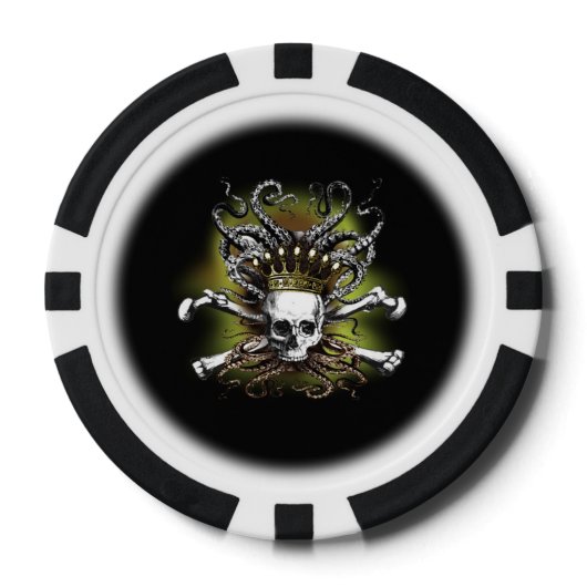 King Squid Skull Poker Chips (Voorkant)
