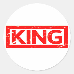 King Stamp Ronde Sticker