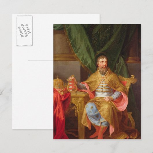 King Stephen Briefkaart (Voorkant / Achterkant)