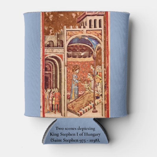 King Stephen I Koelbox Blikjeskoeler (Voorkant)