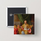 King Stephen Vierkante Button 5,1 Cm (Voorkant /achterkant)