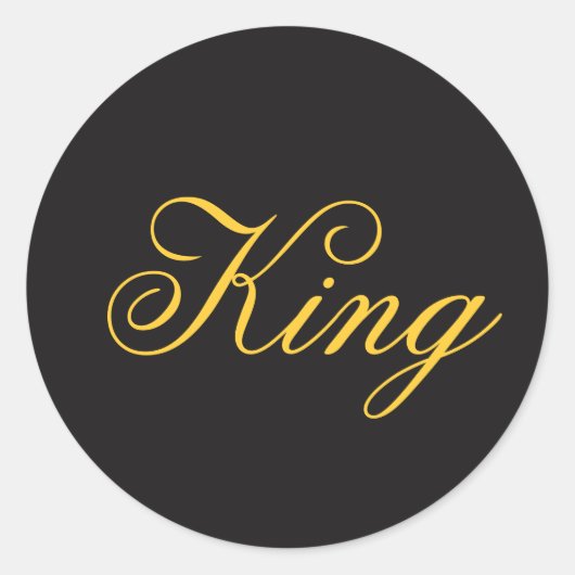 King Sticker (Voorkant)