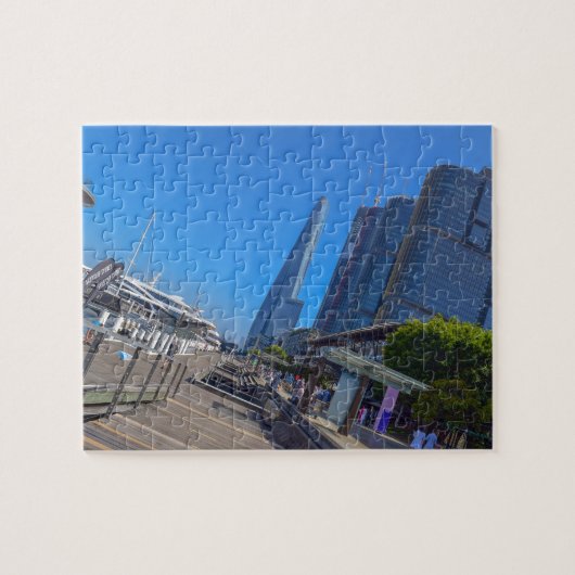 King Street Wharf in Sydney Australië Legpuzzel (Horizontaal)