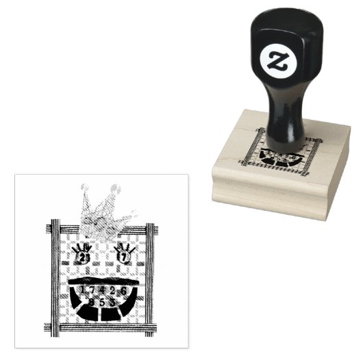 King Sudoku Stamp Rubberstempel (Gestempeld)