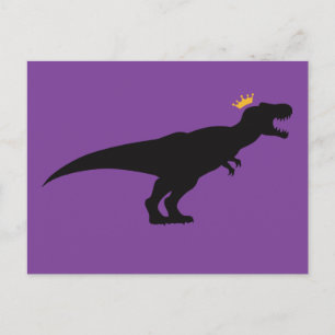 King T-Rex Briefkaart