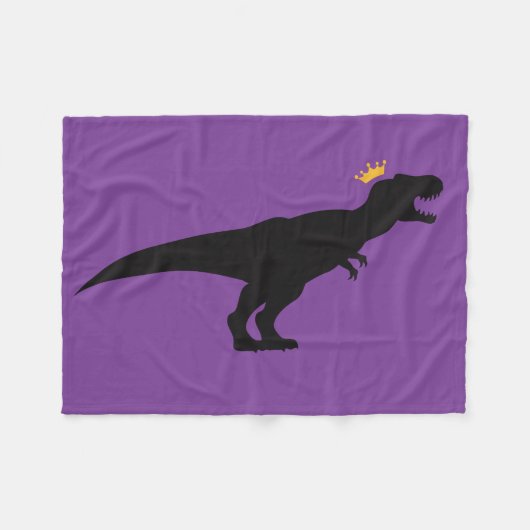 King T-Rex Fleece Deken (Voorkant (Horizontaal))