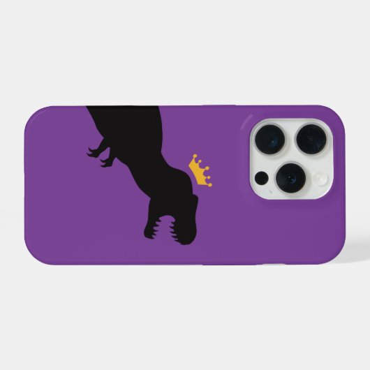 King T-Rex iPhone Hoesje (Achterkant horizontaal)