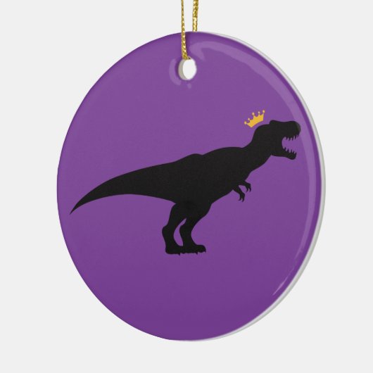 King T-Rex Keramisch Ornament (Links)