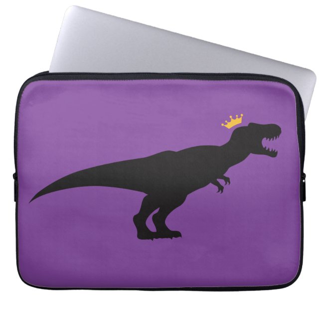 King T-Rex Laptop Sleeve (Voorkant)