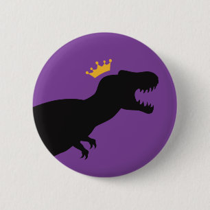 King T-Rex Ronde Button 5,7 Cm