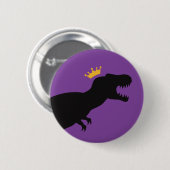 King T-Rex Ronde Button 5,7 Cm (Voorkant /achterkant)