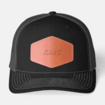 KING-tekst gedrukt Richardson 112 stijlvol elegant