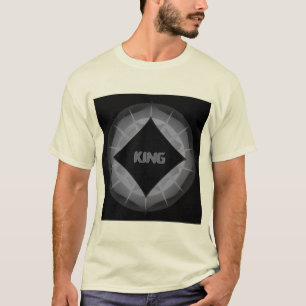 KING Tekst Naam Stijlvolle knappe Mannen Vrouwen T-shirt