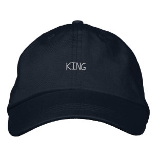KING Text comfort Koel Stijlvolle Knappe Jongens H Geborduurde Pet