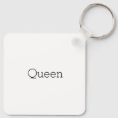 King Text Sleutelhanger sleutels veilig gereedscha (Achterkant)