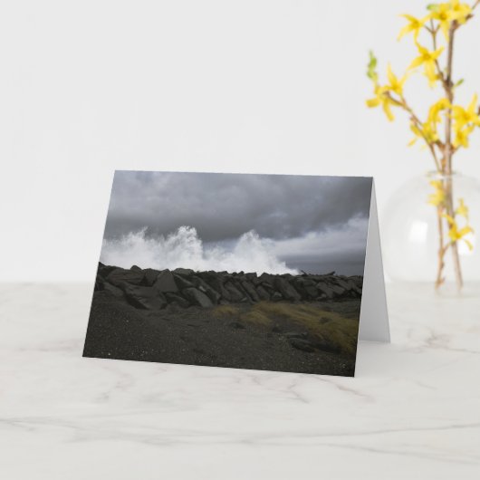 King Tide Waves op West Port, WA Kaart (Gele Bloem)