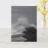 King Tide Waves op West Port, WA Kaart (Gele Bloem)