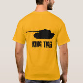 King Tiger Tank Profile T Shirt T-shirt T (Achterkant)