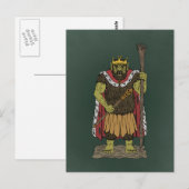 King Troll Briefkaart (Voorkant / Achterkant)