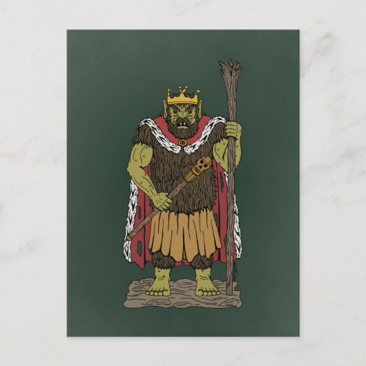 King Troll Briefkaart (Voorkant)