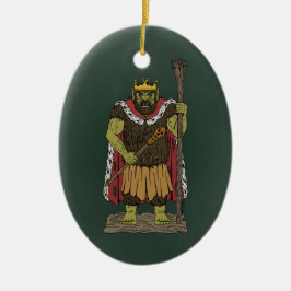 King Troll Keramisch Ornament