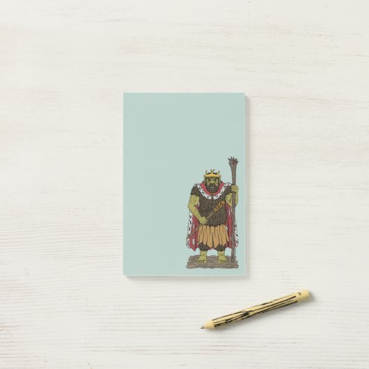 King Troll Post-it® Notes (Op bureau)
