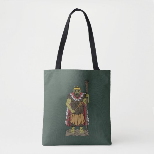 King Troll Tote Bag (Voorkant)