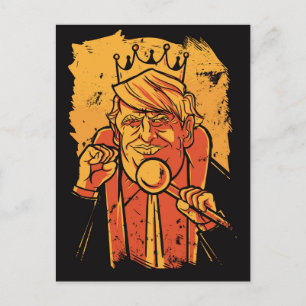 King Trump Briefkaart