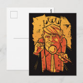 King Trump Briefkaart (Voorkant / Achterkant)