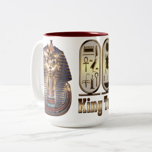 King Tut 15oz Coffee Mok (Voorkant links)