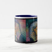 King Tut_2 Tweekleurige Koffiemok (Center)