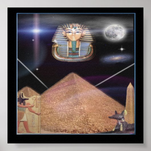 King tut art poster (Voorkant)