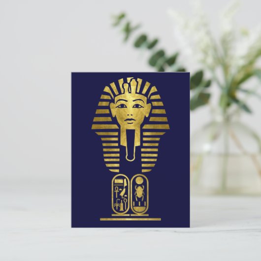 King Tut Briefkaart (Staand voorkant)