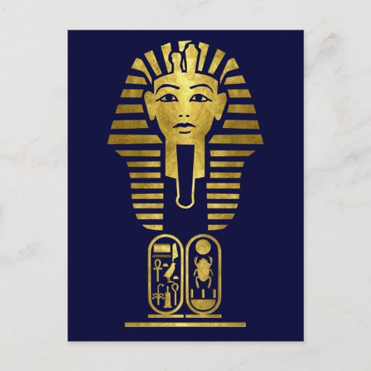 King Tut Briefkaart (Voorkant)