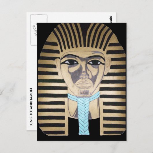 KING TUT BRIEFKAART 2 (Voorkant / Achterkant)