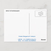 KING TUT BRIEFKAART 2 (Achterkant)