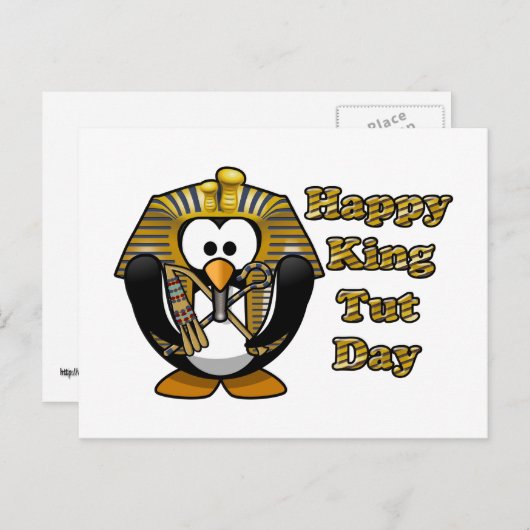 King Tut Day Briefkaart (Voorkant / Achterkant)