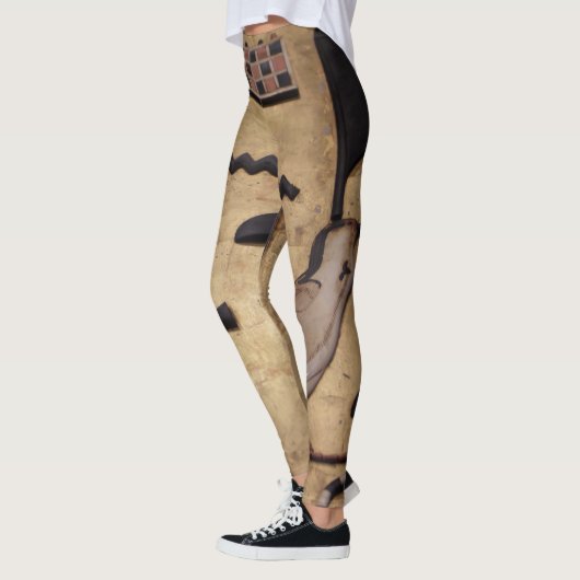 King Tut Egyptian Ankh Tablet Leggings (Links)