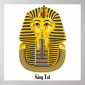 King Tut, Egyptische grafillustratie Poster (Voorkant)