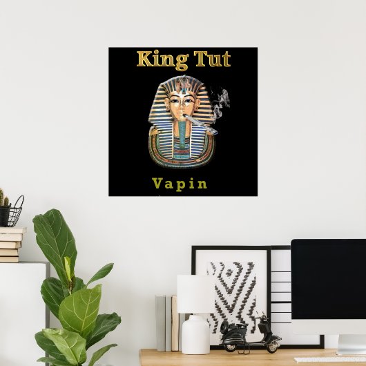 King tut grappig poster (Thuiskantoor)