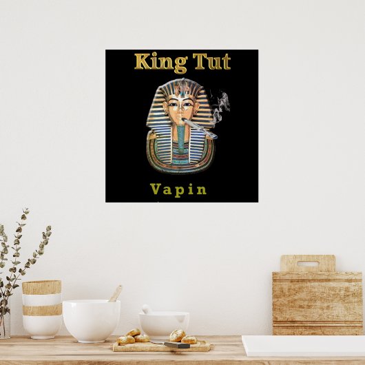 King tut grappig poster (Keuken)