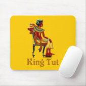 King Tut op zijn troon Muismat (Met muis)