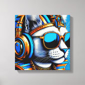 KING TUT PERSIAN CAT COOL 2 CANVAS AFDRUK (Voorkant)