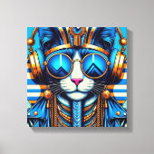 KING TUT PERZISCHE KAT KOEL 9 CANVAS AFDRUK (Voorkant)