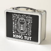 King tut pharaoh egyptian Hieroglyphic Alphabet (Achterkant)