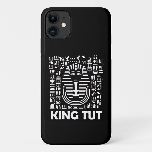 King tut pharaoh egyptian Hieroglyphic Alphabet Case-Mate iPhone Case (Achterkant)