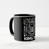 King tut pharaoh egyptian Hieroglyphic Alphabet Mok (Voorkant links)