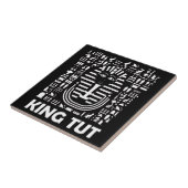 King tut pharaoh egyptian Hieroglyphic Alphabet Tegeltje (Zijkant)